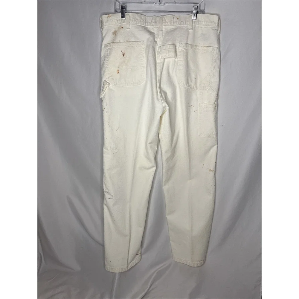 Vtg Roebucks Painter Carpenter Pants Jeans‎ Denim 38x30.5